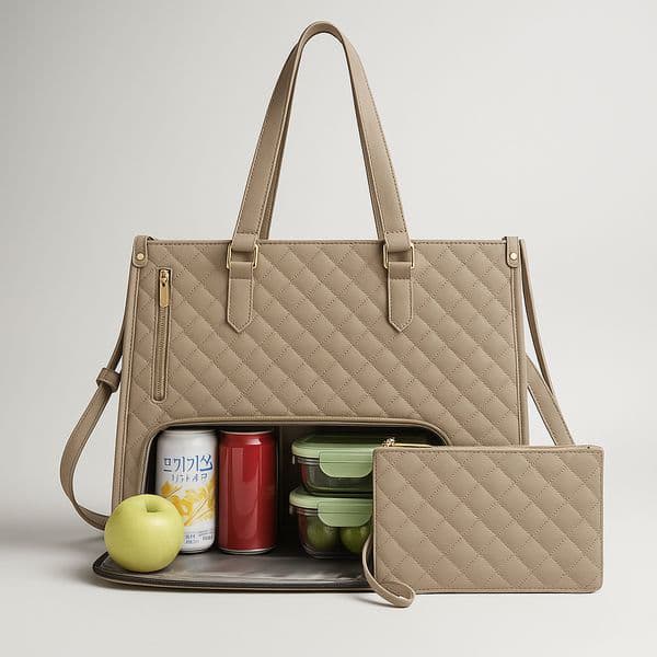 Lunch bag ulated computer bag