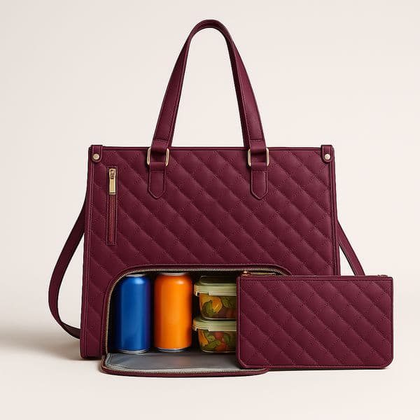 Lunch bag ulated computer bag