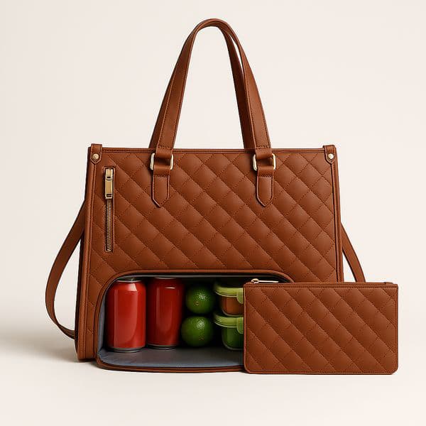 Lunch bag ulated computer bag